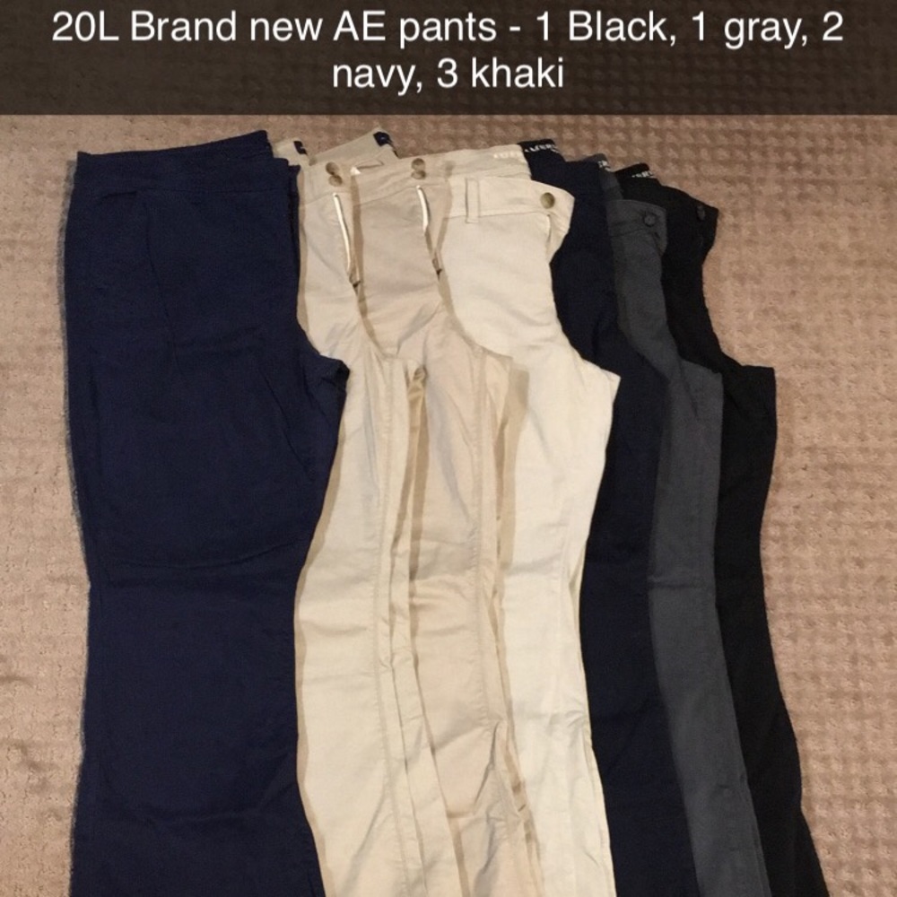 20L American Eagle colored pants (Black)